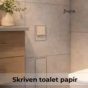 Skriven držač toalte papira